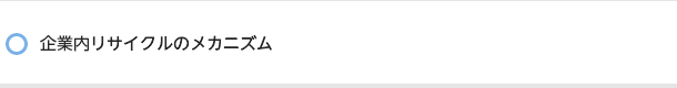 企業内リサイクルのメカニズム